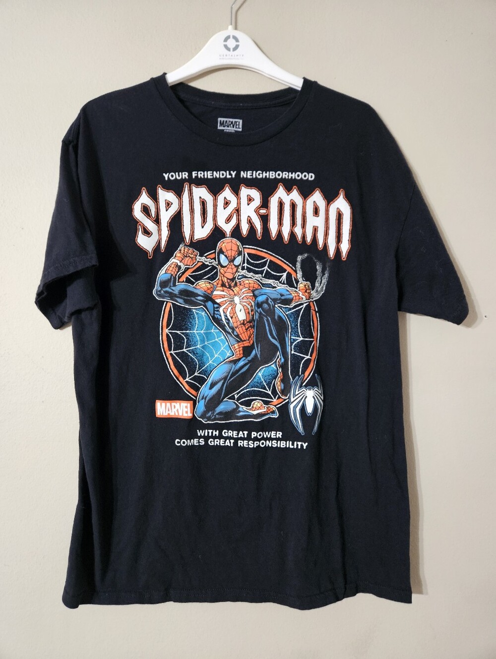 Marvel Spiderman Tshirt Large